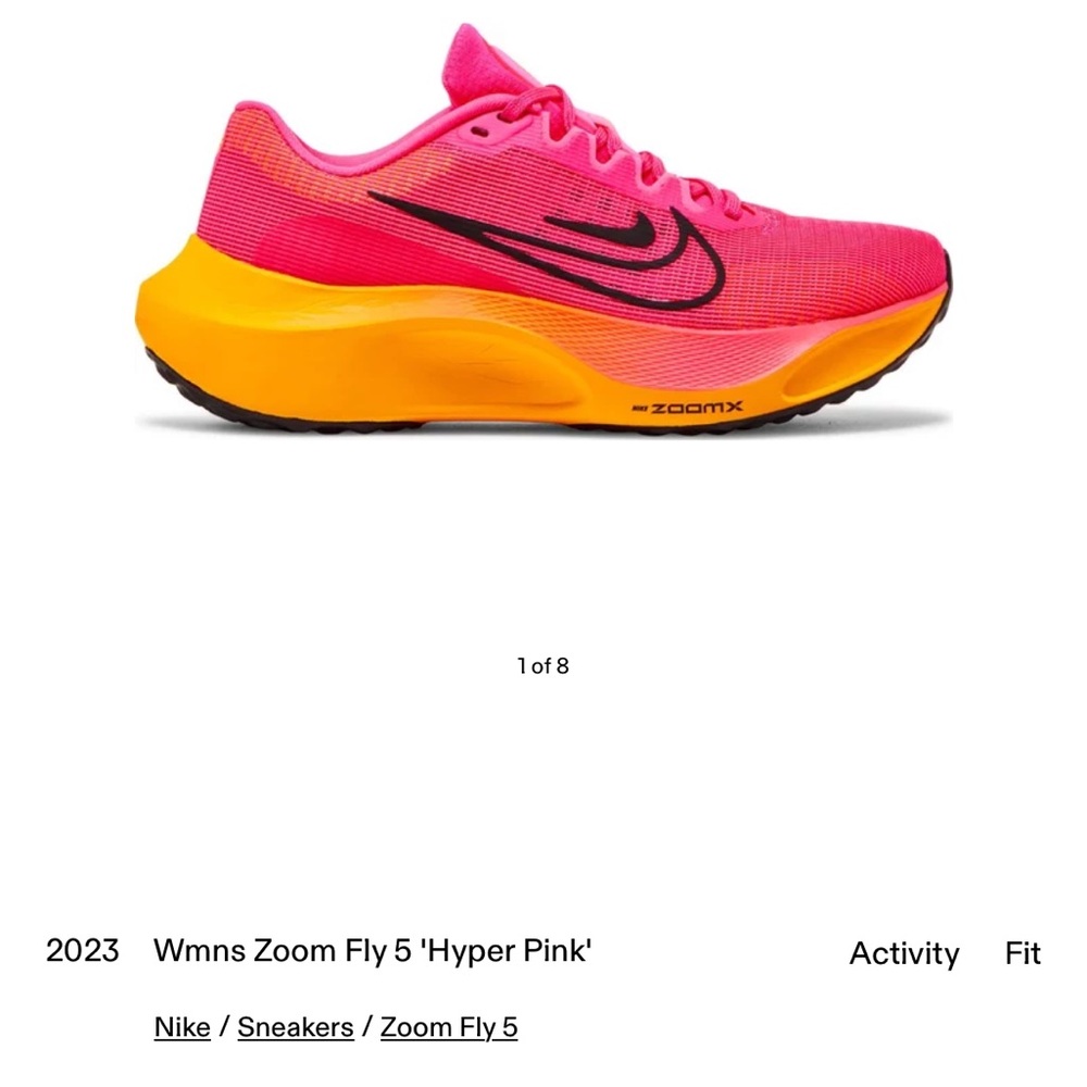 Nike Zoom Fly 5 Hyper Pink trainers